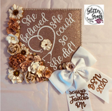 Believed Graduation Cap Topper