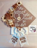 Believed Graduation Cap Topper