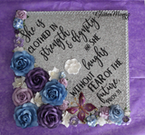 Proverbs 31 Graduation Cap Topper Decoration