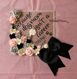 Because Dog Mom Isn't a Career Graduation Cap Topper