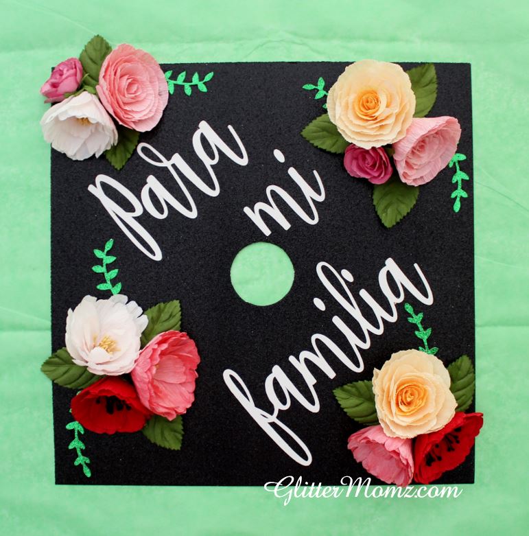 Flower Graduation Cap Topper