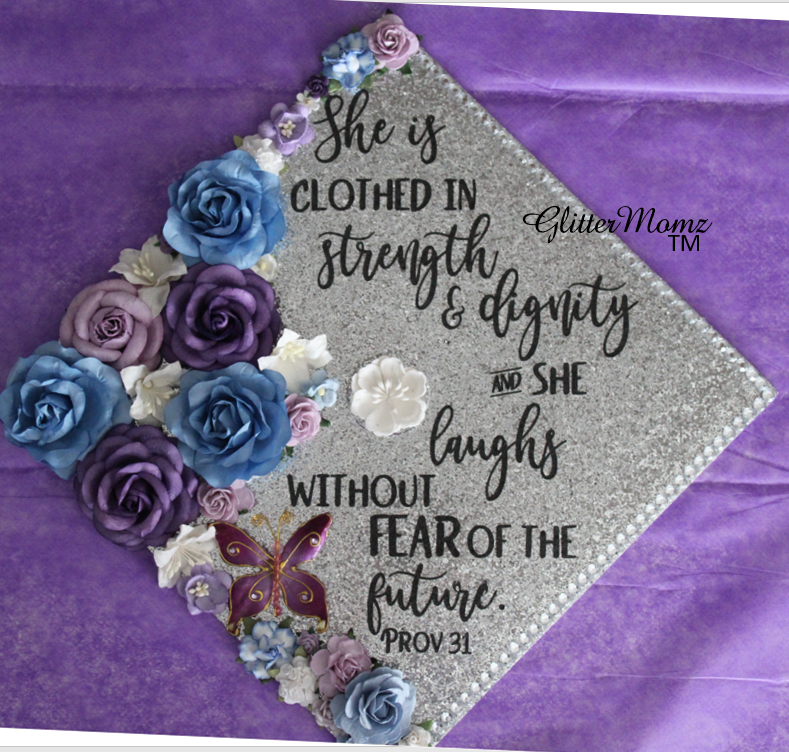 Proverbs Graduation Proverbs 31 Graduation Cap Topper Decoration – GlitterMomz