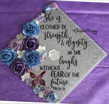 Proverbs 31 Graduation Cap Topper Decoration